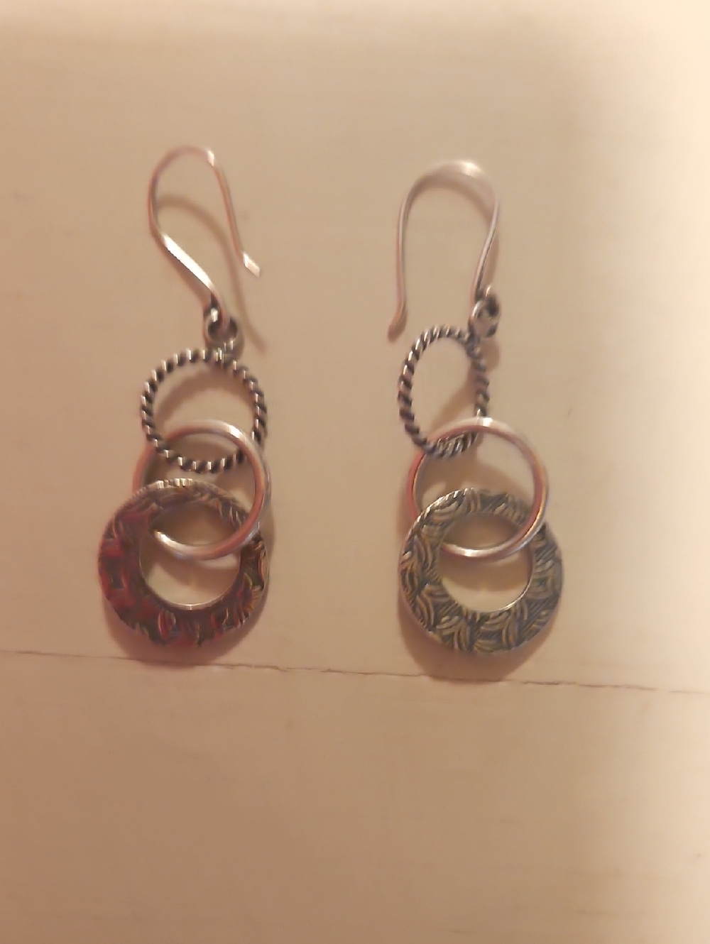 Silpada Sterling Dilver Triplecthrest Dtop Earrings